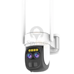 2K solar-powered security camera with high-resolution video and motion detection